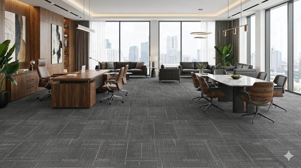 Thảm tấm Sydney Dark Grey