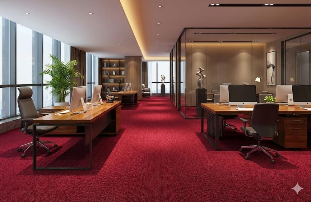 Thảm cuộn Delta DL127 DARK RED